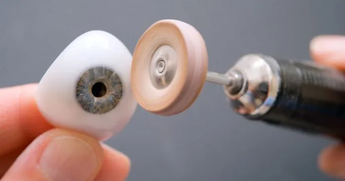 Artificial eye making